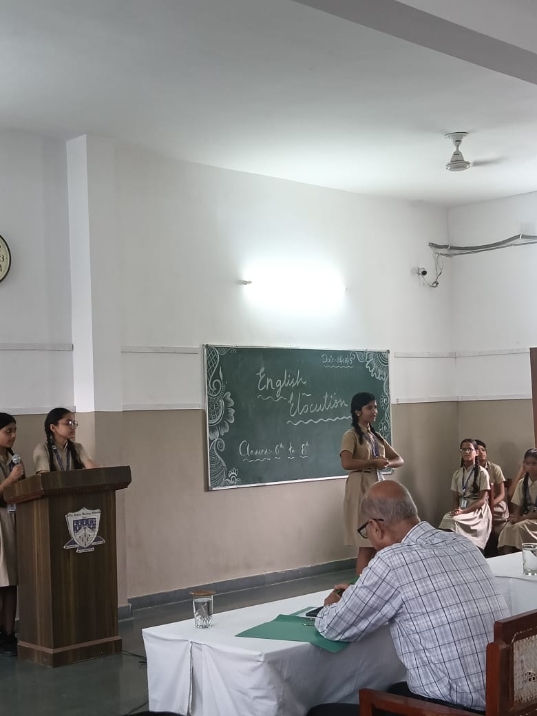 English Elocution Competition 2025 VI to VIII