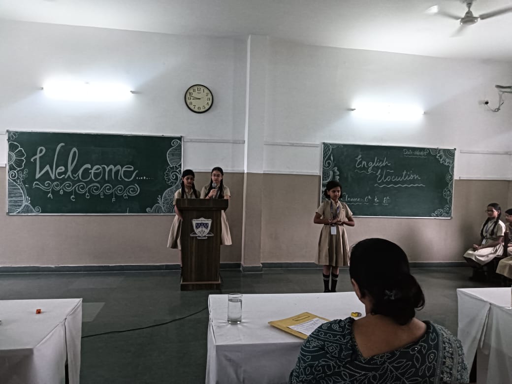 English Elocution Competition 2025 VI to VIII